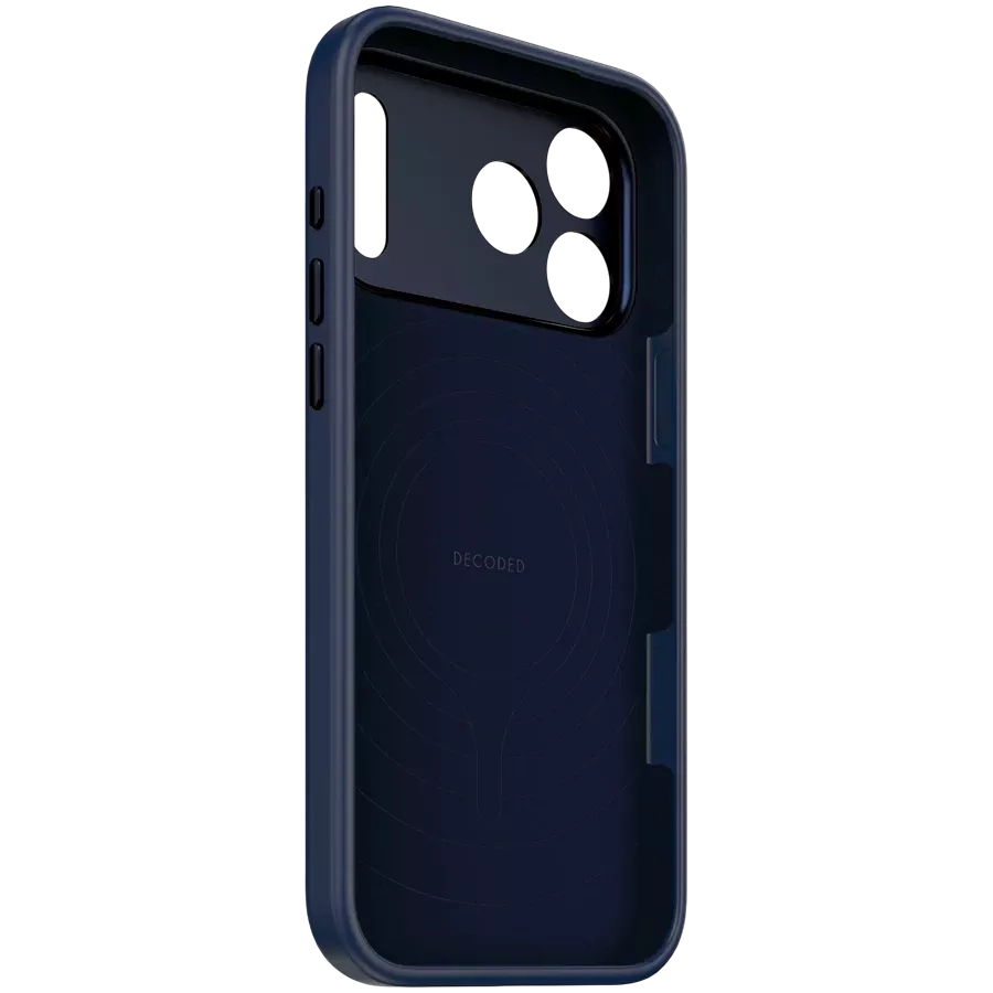 DECODED Чехол Antimicrobial Silicone MagSafe with MagSafe, True Navy для iPhone 17 Pro Max — Изображение №4