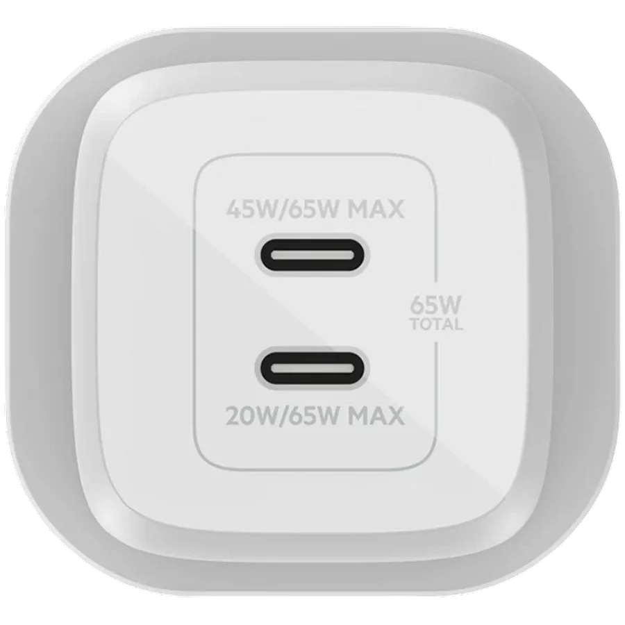 Adaptor de alimentare BELKIN USB-C, 65 W, White — image №2