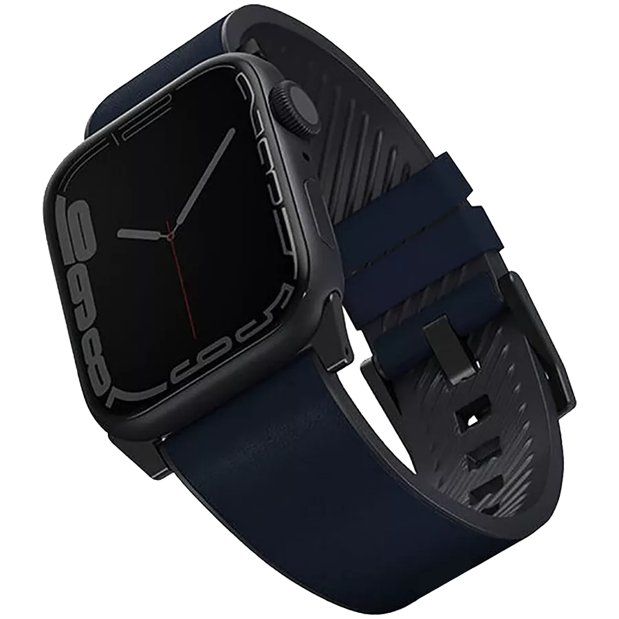 UNIQ Straden Apple Watch Strap 45/44/42mm Ζώνη Straden Μπλε Για Apple Watch 42/44/45 mm — Εικών №1