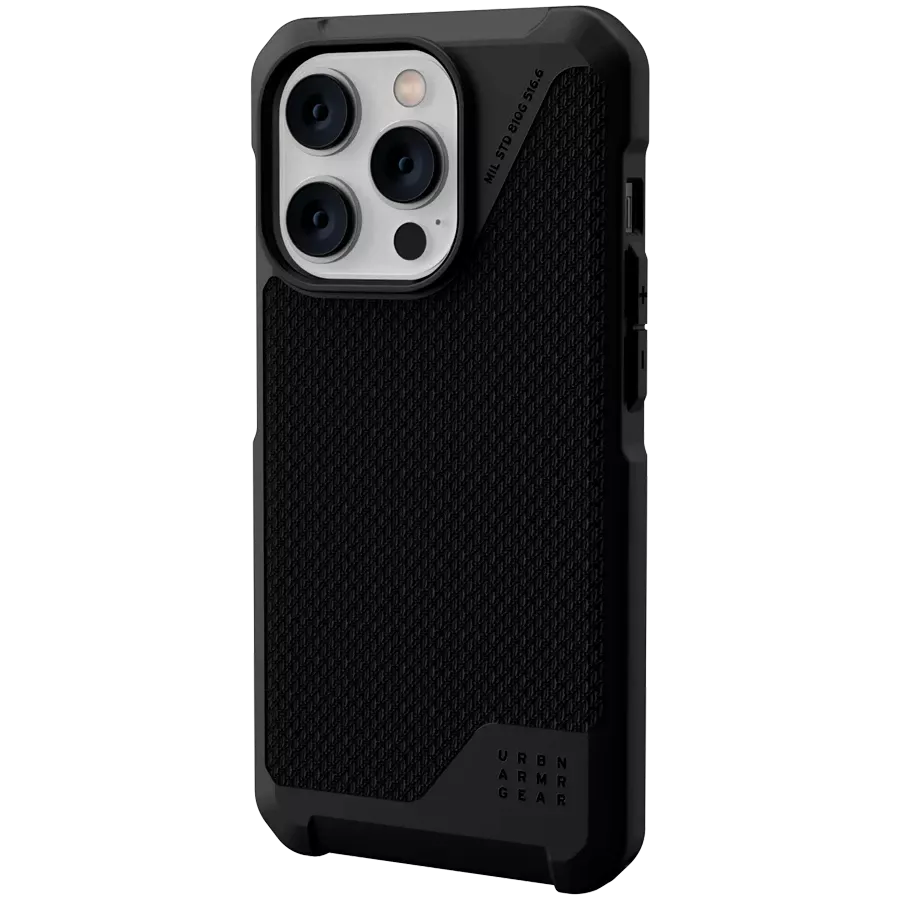 Protective Case UAG METROPOLIS LT with MagSafe Kevlar Black for iPhone 14 Pro — Image №2