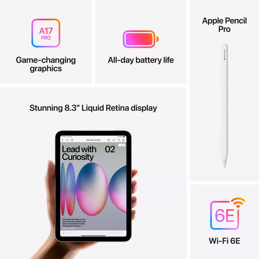 iPad mini A17 Pro, 512 GB Wi-Fi 2024, Space Gray — Image №6