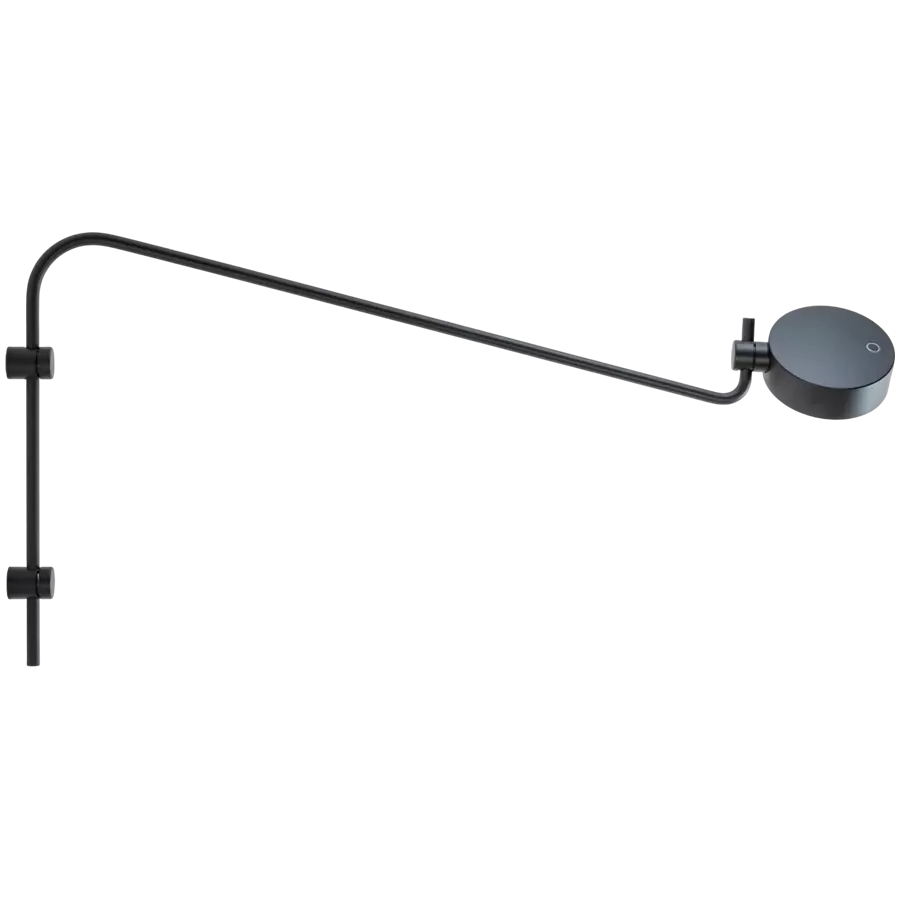 ZAFFERANO SUPER O WALL LAMP 853x405x125mm. MATT BLACK 3.5W 27/31/40K-5Vdc — Image №1 ZAFFERANO SUPER O WALL LAMP 853x405x125mm. MATT BLACK 3.5W 27/31/40K-5Vdc — Image №1