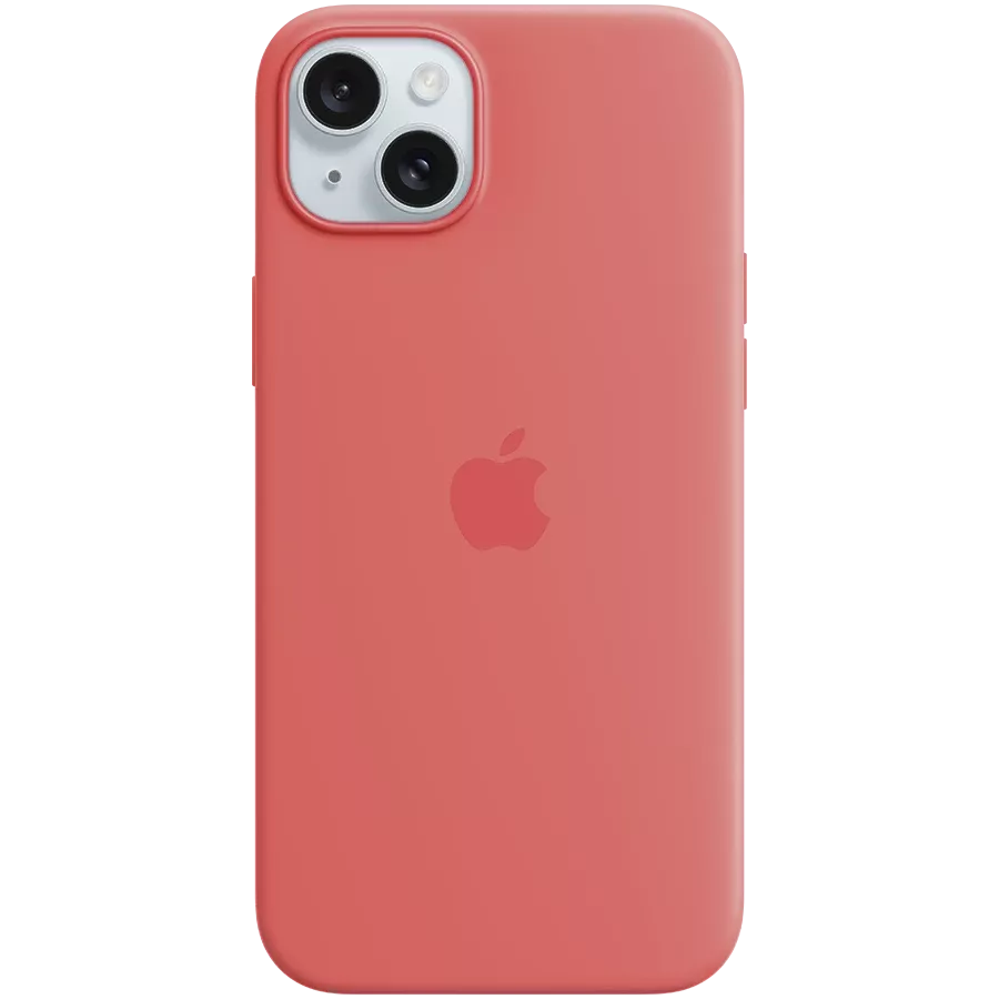 APPLE Silicone Case with MagSafe Guava for iPhone 15 Plus — Image №1