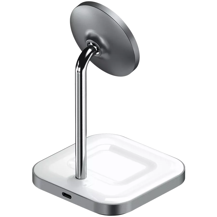 Încărcător wireless SATECHI, 7.5 W, Space Gray — image №2