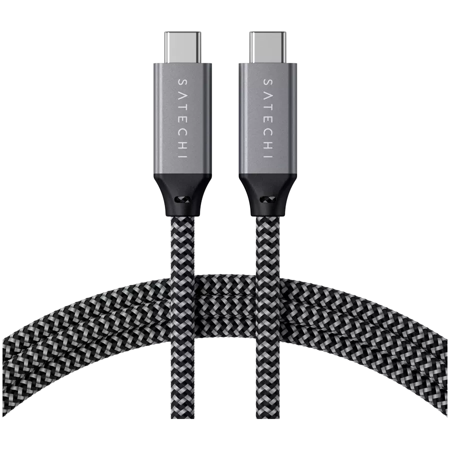 Кабель SATECHI USB4 C - C Cable 100W Space Gray 0.8 m — Зображення №3