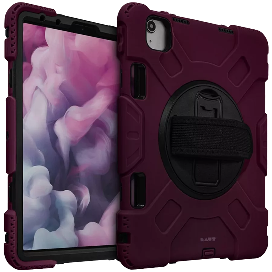Обкладинка Smart Folio LAUT SHIELD ENDURO  Burgundy для iPad Pro 11-inch (4th generation)/iPad Air (4-го покоління)/iPad Air (5th generation)/iPad Pro 11 дюймів (1-го, 2-го i 3-го покоління) — Зображення №1