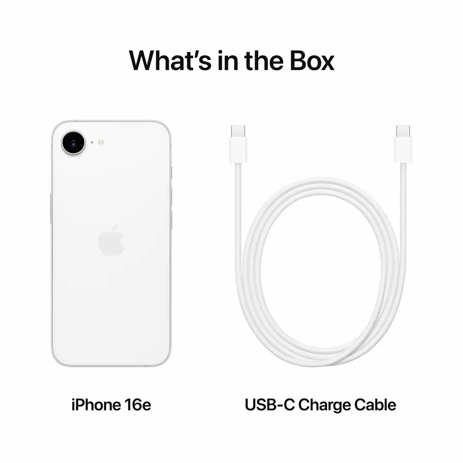 Apple iPhone 16e, 256 GB, White — Image №9