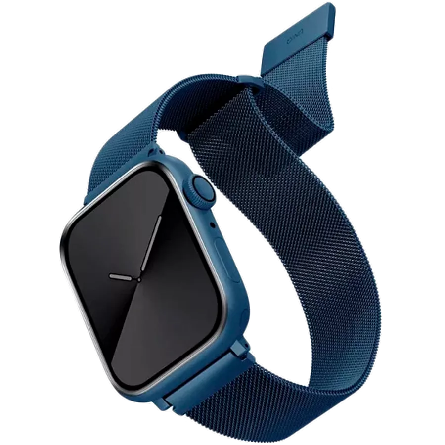 Band UNIQ Dante Strap Mesh Steel for Apple Watch 45/44/42 Dante Cobalt for Apple Watch 42/44/45 mm — Image №1