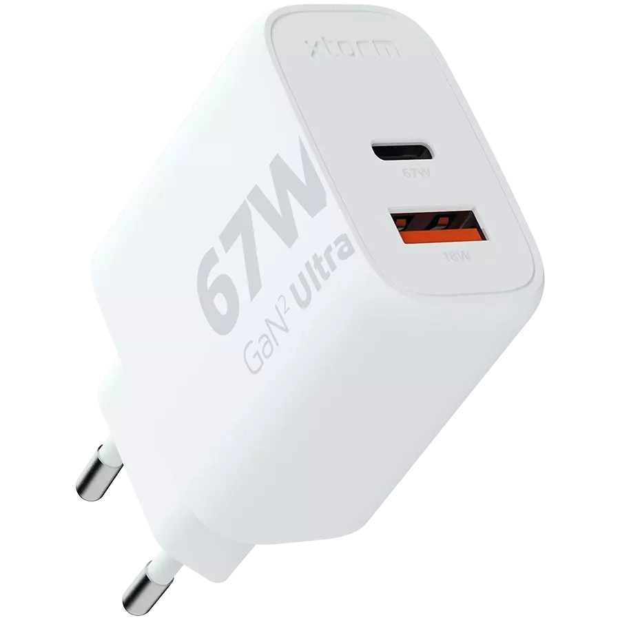 Adaptor de alimentare X-STORM USB/USB-C, 67 W, White — image №1
