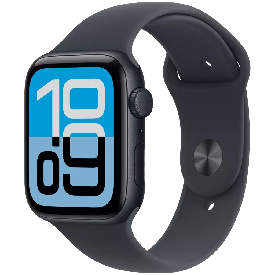 Apple Watch SE GPS Gen.3, 44mm, Midnight, Midnight Sport Band, S/M — Image №1