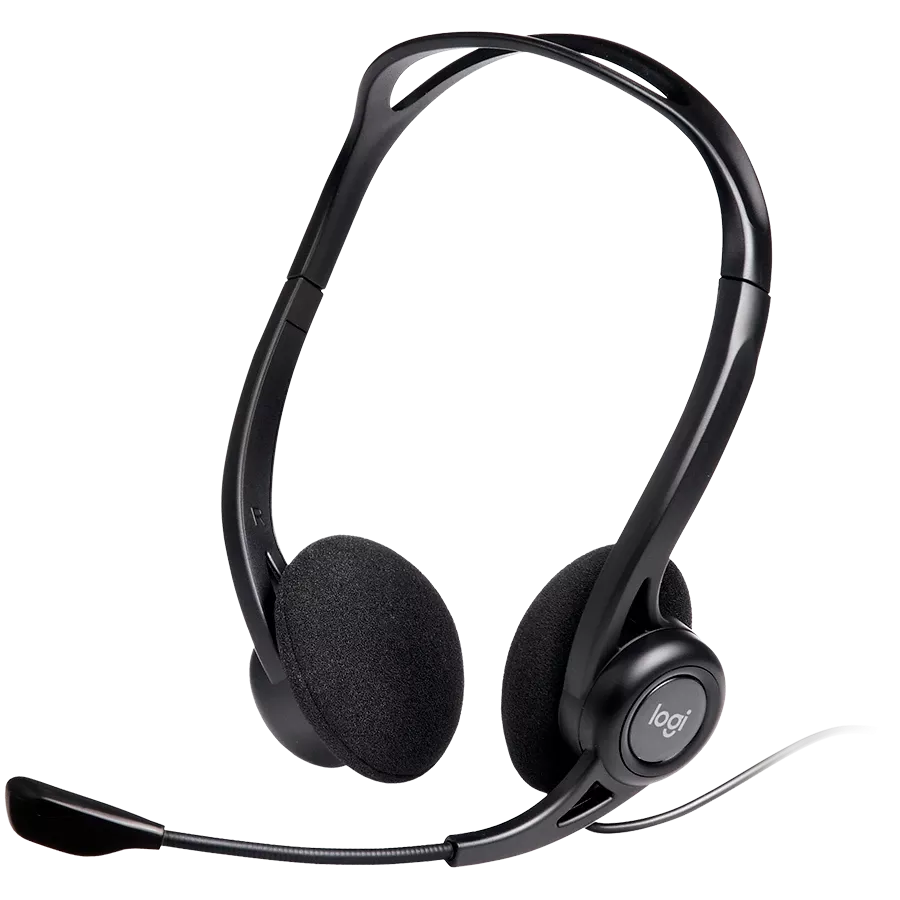Наушники LOGITECH PC Headset 960 USB Black (L981-000100)  — Изображение №1