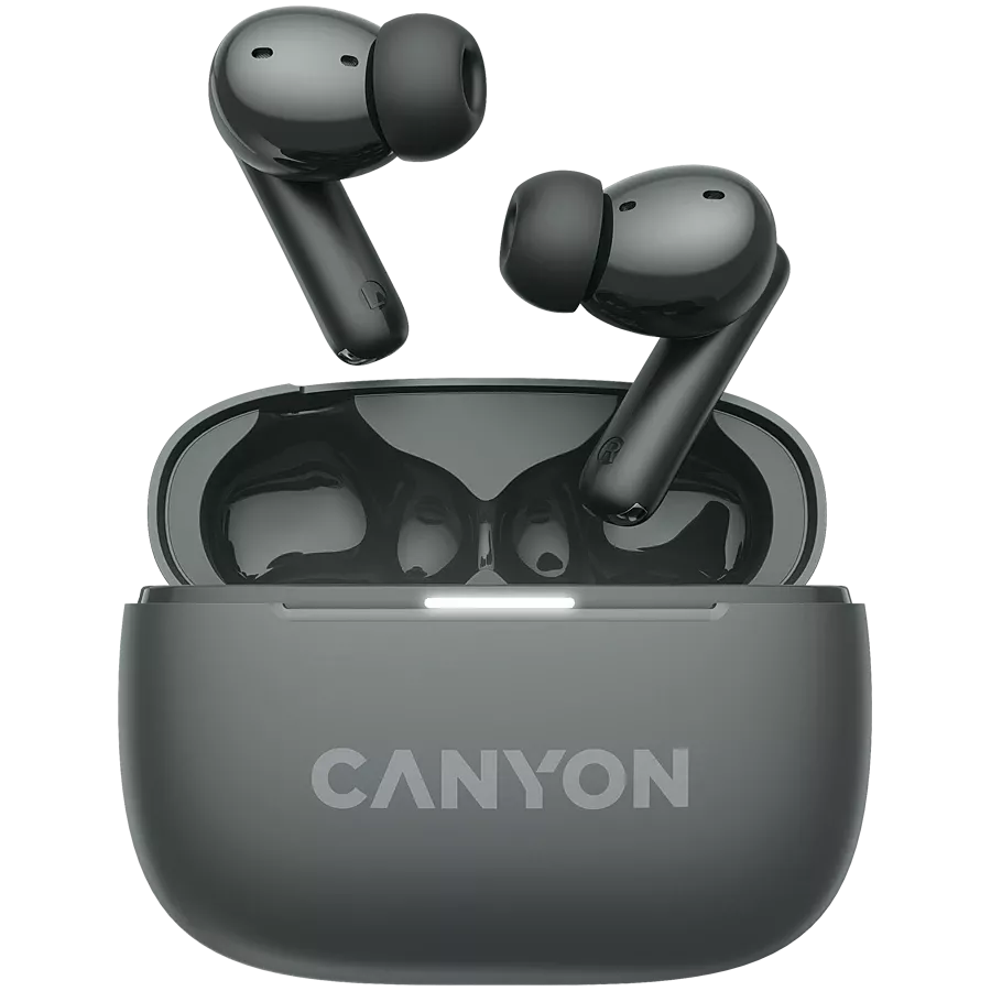 Наушники CANYON TWS-10 OnGo ANC ENC Black (CNS-TWS10BK) — Изображение №1
