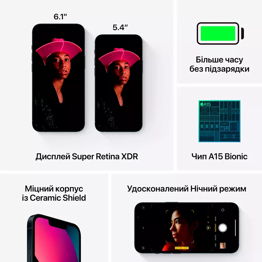 iPhone 13, 128 ГБ, Midnight — Зображення №5