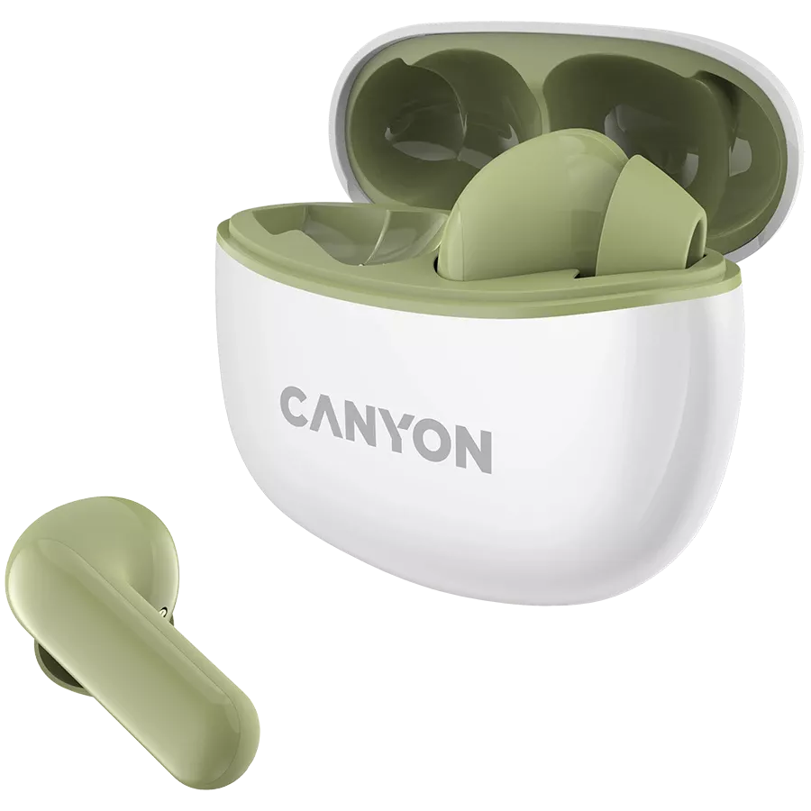 CANYON TWS-5 Ασύρματο Ακουστικό, Πράσινο — Εικών №2