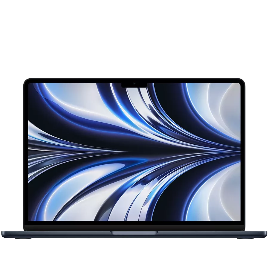Apple MacBook Air 13.6"  Apple M2 (8C CPU/8C GPU), 16 γιγαμπάιτε, 256 γιγαμπάιτε, Μεσάνυχτα, 2022 — Εικών №1