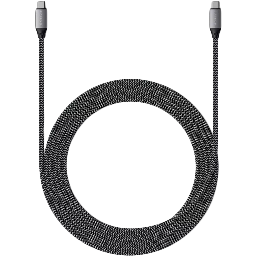 SATECHI USB-C Cable, 2 m, Space Gray — Image №2