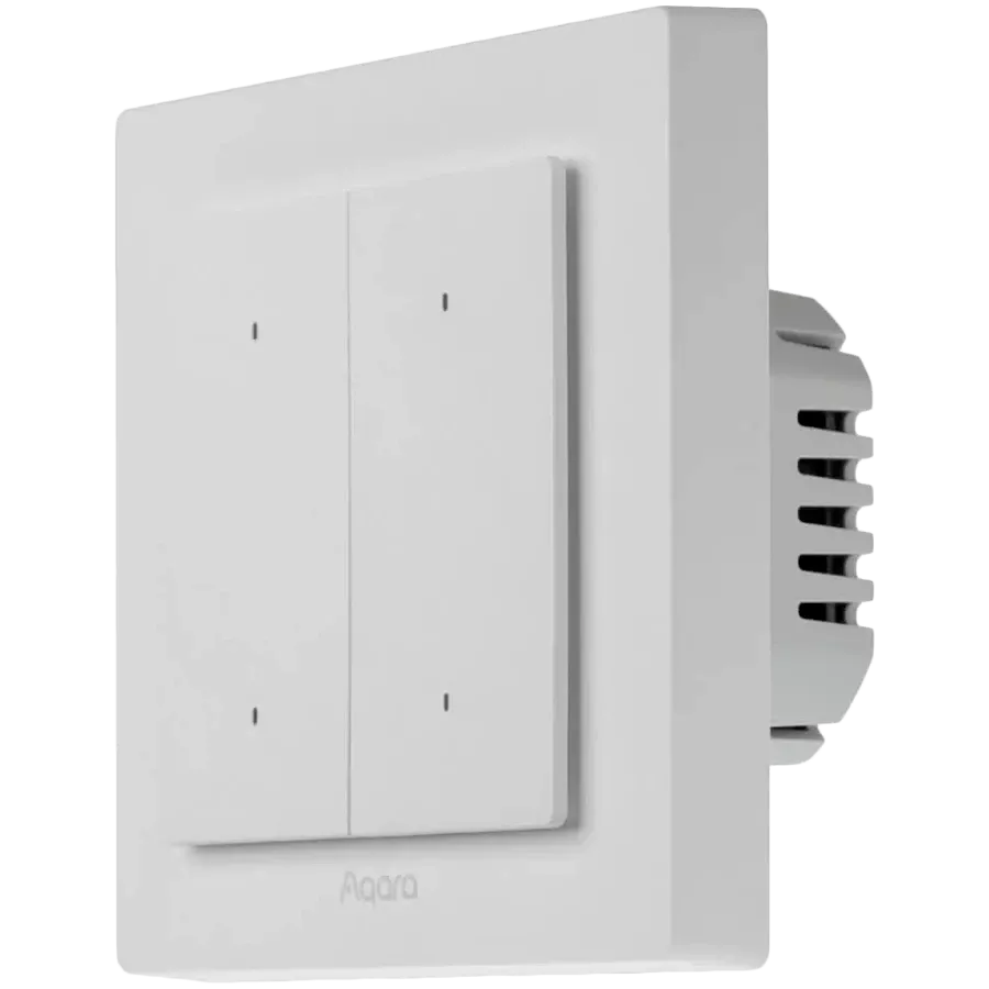 AQARA WS-K08D Умный выключатель света, Bluetooth, Тёмно-серый — Изображение №2 AQARA WS-K08D Умный выключатель света, Bluetooth, Тёмно-серый — Изображение №2