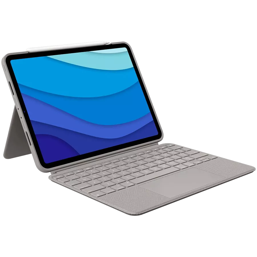 LOGITECH Θήκη Πληκτρολογίου Combo Touch , Sand for iPad Pro 11 ιντσών (1ης γενιάς)/Pro 11 ιντσών (2ης γενιάς)/Pro 11 ιντσών (3ης γενιάς) — Εικών №1