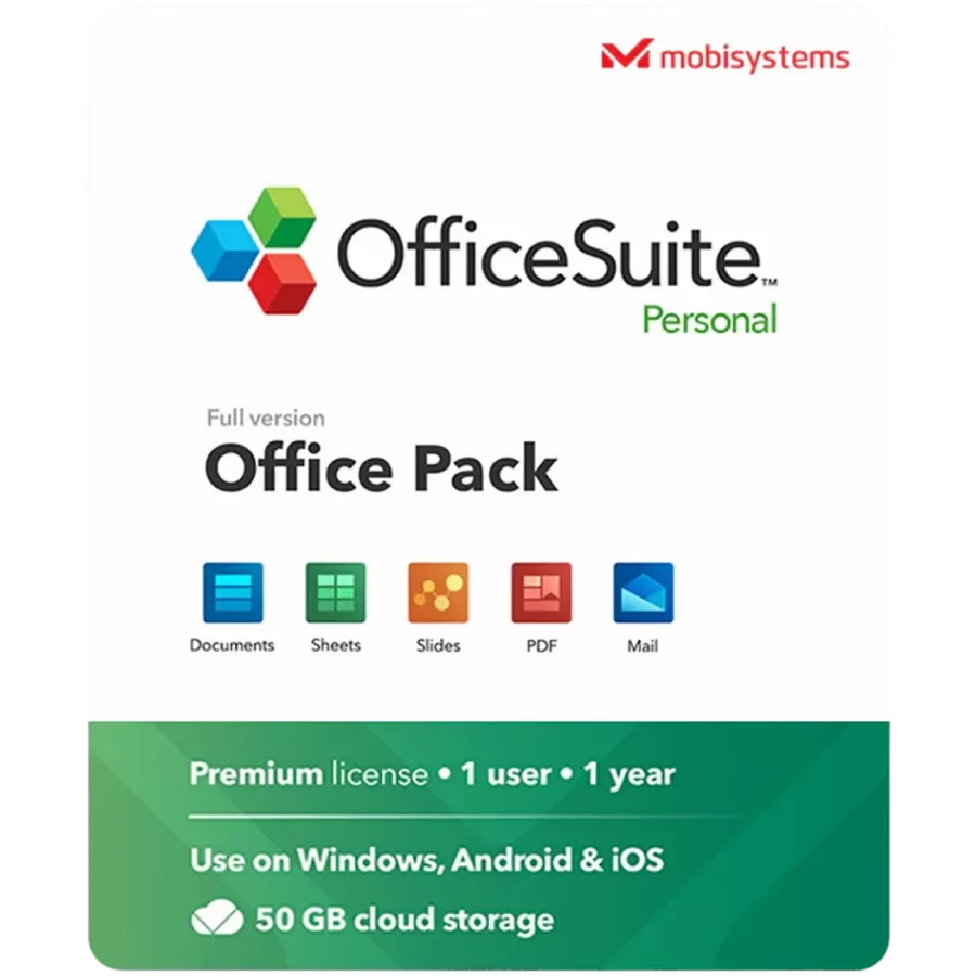ASBC Электронный ключ OfficeSuite Personal, Электронная лицензия, 1 год — image №1