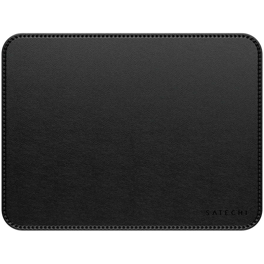 SATECHI Vegan-Leather Premium Mouse Pad, Black — Изображение №1