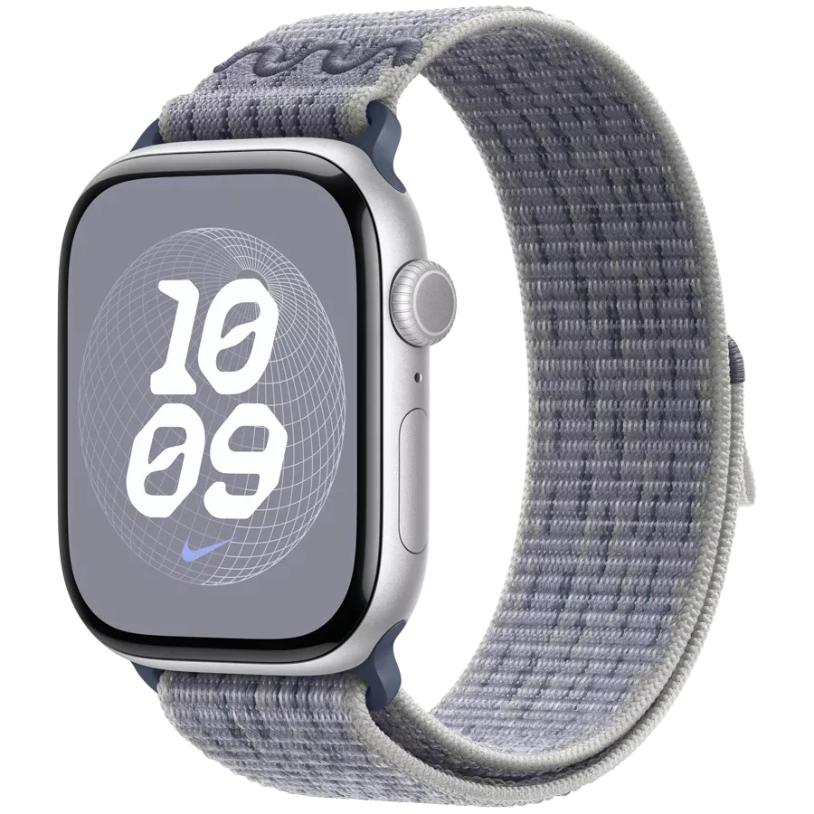 Удлинитель ремешка APPLE 46мм Nike Sport Loop Nike Sport Loop Gray/Blue для Apple Watch 44/46 mm — Изображение №2