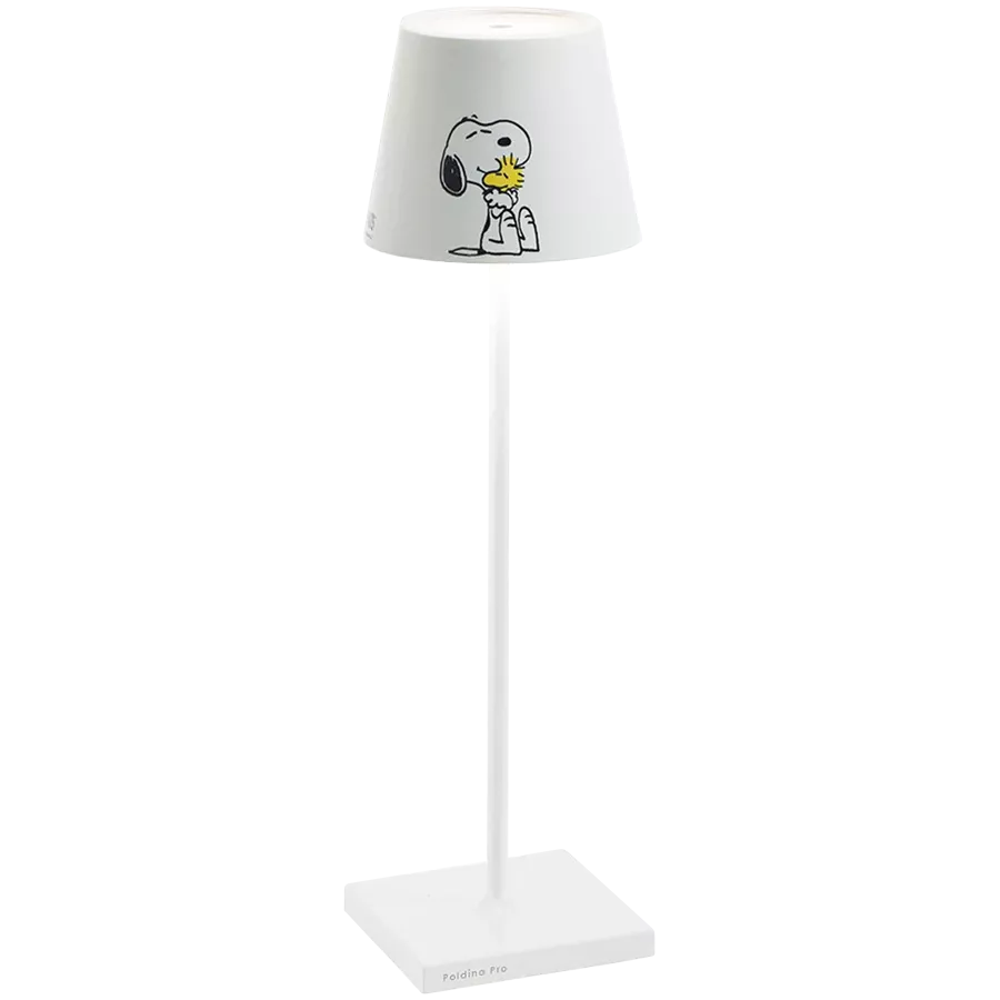 ZAFFERANO POLDINA PRO TABLE LAMP 111x380mm. WHITE+PEAN.3-2.2W LED — Image №1