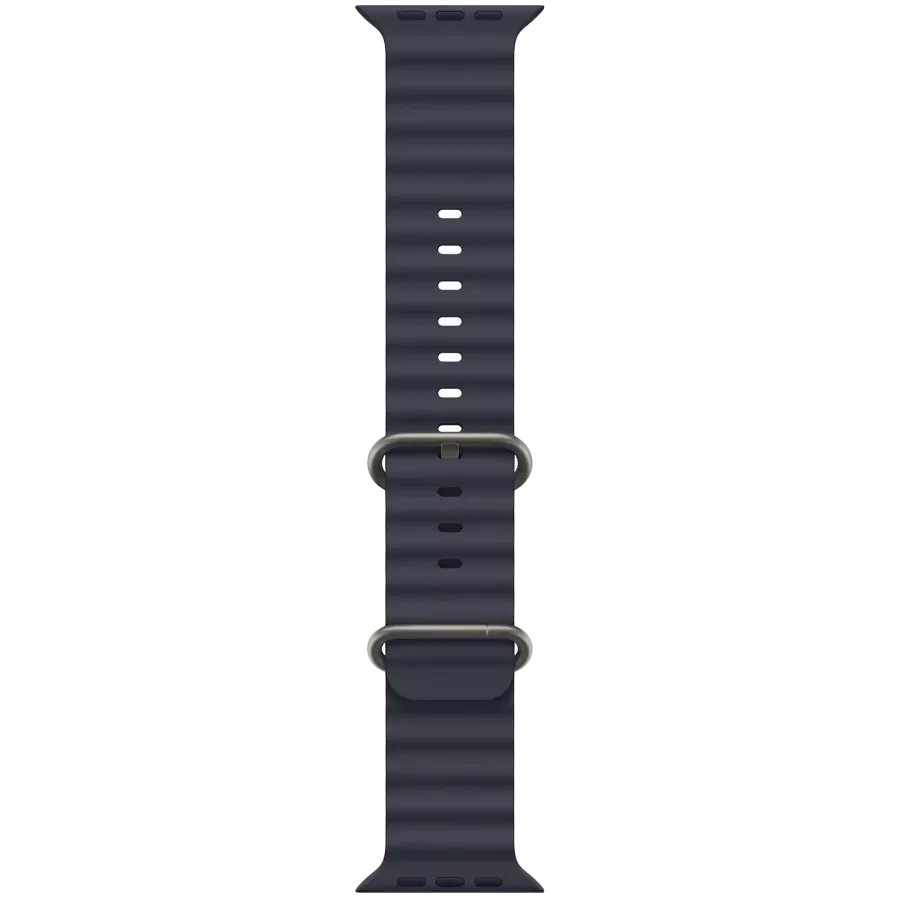 APPLE 49mm Ocean Band - Natural Titanium Finish Band Ocean Band - Natural Titanium Finish Navy for Apple Watch 44/45/46/49 mm — Image №1
