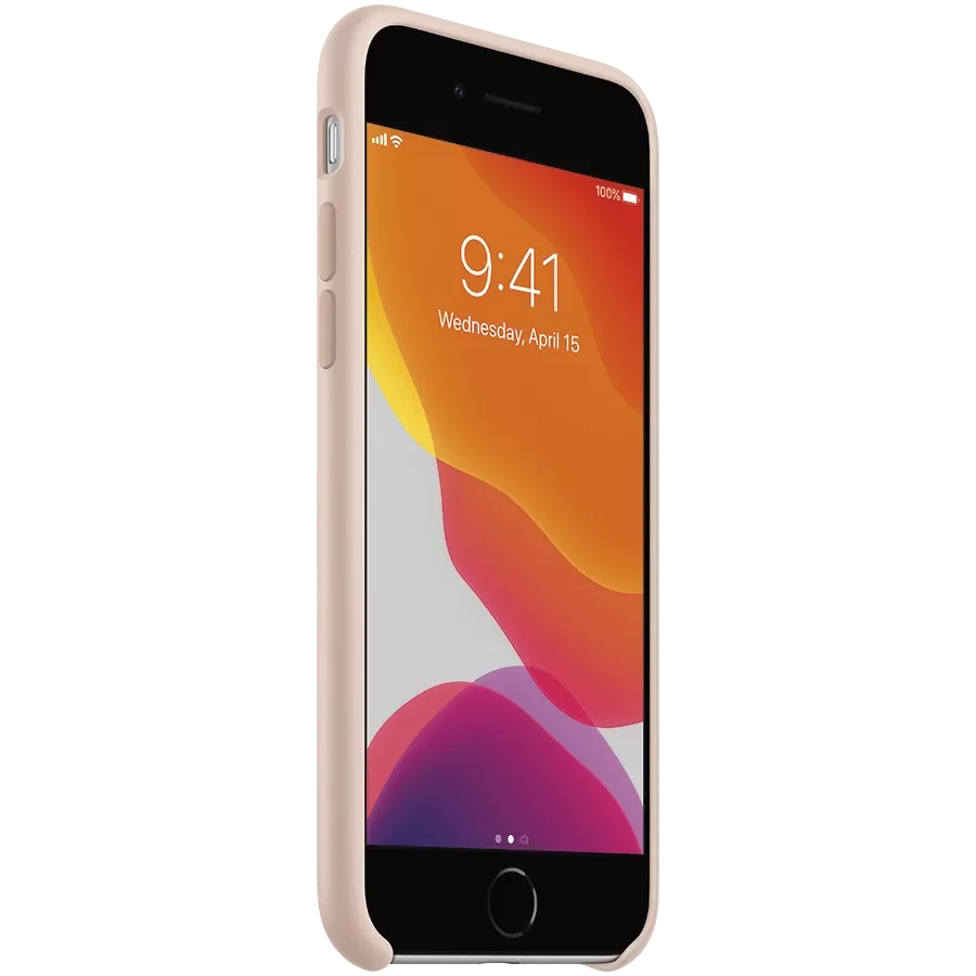 APPLE силиконовый чехол  Розовый песок для iPhone SE (2-го поколения)/8/7 — image №3