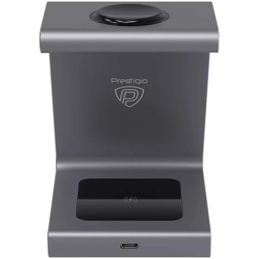 PRESTIGIO ReVolt A9 Wireless Charger, 10 W, Gray — Image №7