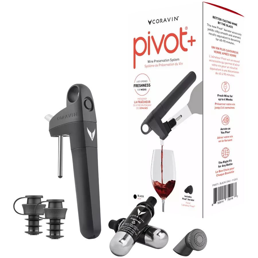 Wine Preservation System CORAVIN Pivot +/Pivot Plus, Black — Image №9