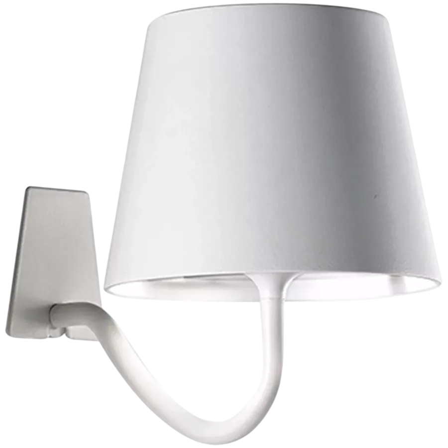 ZAFFERANO POLDINA WALL LAMP 110x140x157mm. MATT WHITE 2.2W LED 185/203 lm. — Изображение №1