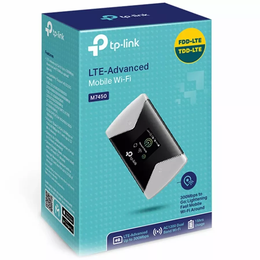 TP-LINK Ασύρματο σημείο πρόσβασης M7450 — Εικών №2 TP-LINK Ασύρματο σημείο πρόσβασης M7450 — Εικών №2