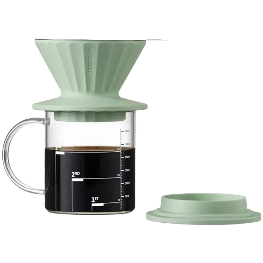 BUYDEEM Φίλτρο καφέ (350 χιλιοστόλιτρο), Cozy Greenish — Εικών №1