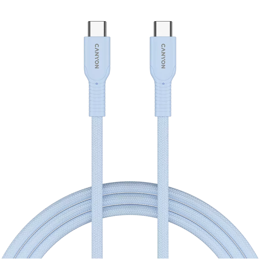 CANYON USB-C Cable, 1 m, Light Blue — Image №1