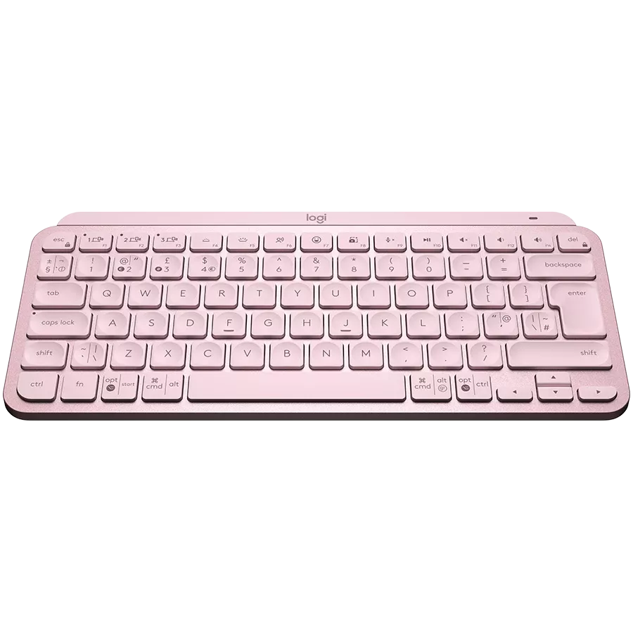 LOGITECH MX Keys Mini Keyboard, Wireless, Rose, Slovenian/International EN — Image №3