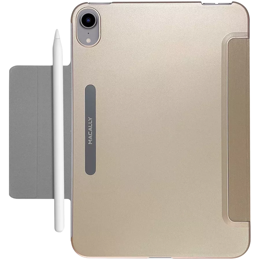 Обкладинка Smart Folio MACALLY Bookstand  Золотий для iPad mini (6-го покоління) — Зображення №4