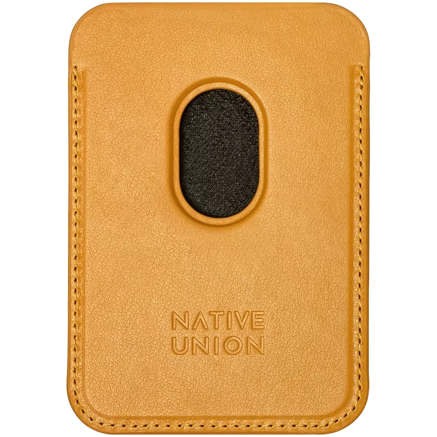 NATIVE UNION Карман Classic Card Wallet с MagSafe Kraft — image №2