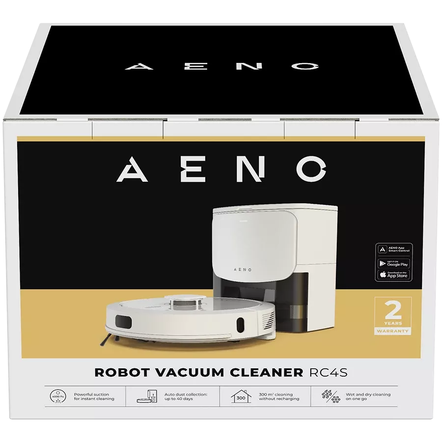 AENO RC4S Robotic Vacuum Cleaner White — Image №15