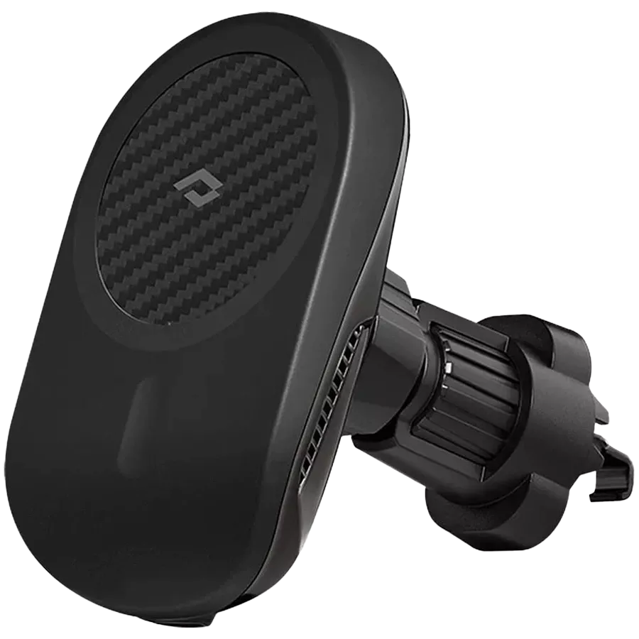 Автомобільний тримач Pitaka MagEZ Car Mount Lite Car Vent Black (Версія без безпровідної зарядки) (CM003) — Зображення №1