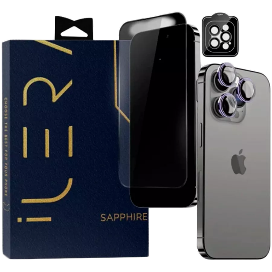 Захисне скло iLera Sapphire Ultra + для iPhone 14 Pro Max — Зображення №1