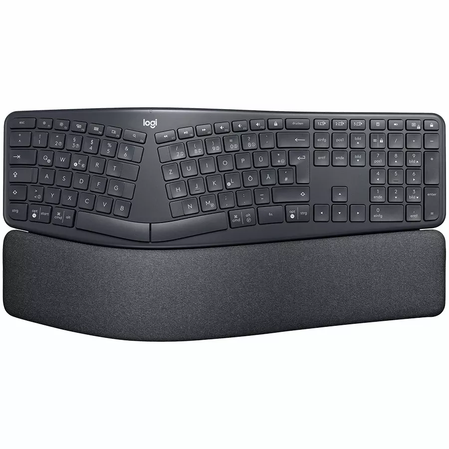 LOGITECH K860 Keyboard, Wireless, Graphite, Slovenian/International EN — Image №1
