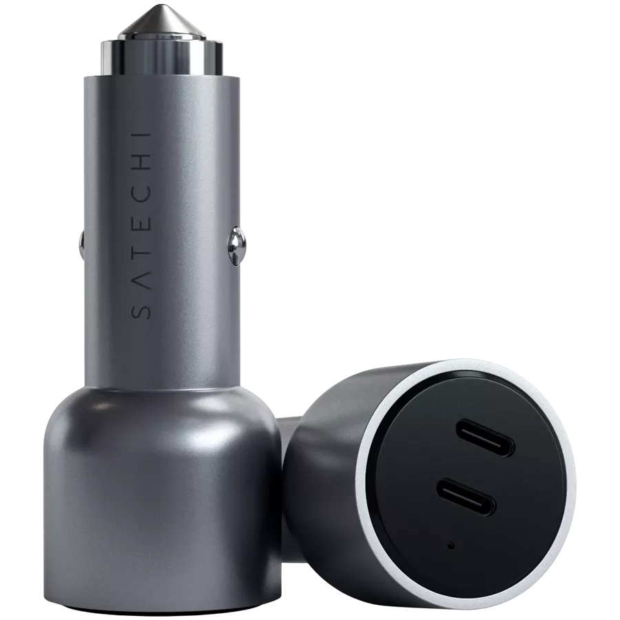 Adaptor auto SATECHI USB-C, 40 W, Gray — image №3