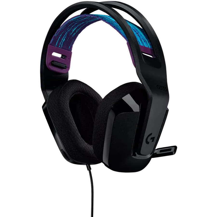 Гарнітура LOGITECH G335 Wired Gaming Black (L981-000978) — Зображення №3