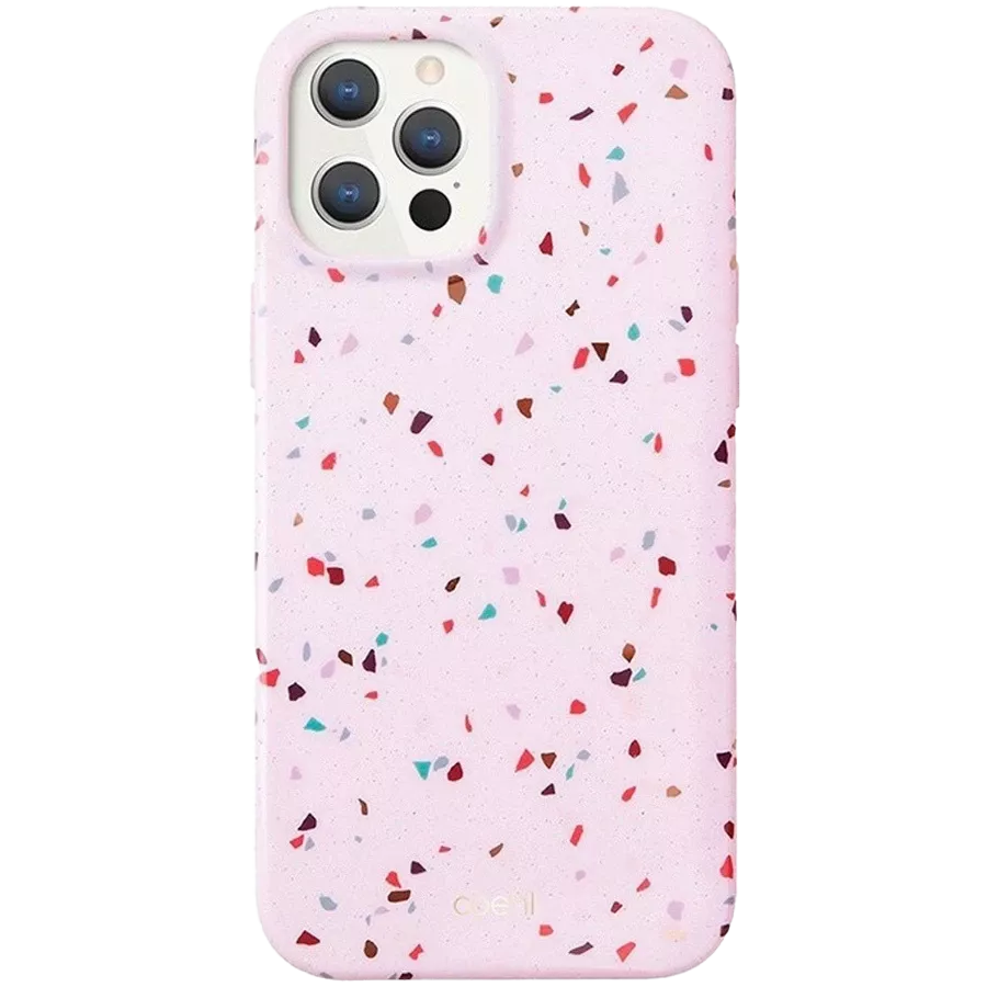 UNIQ Case COEHL Terrazzo , Pink for iPhone 13 Pro — Image №1