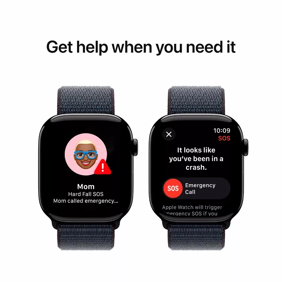 Apple Watch Series 10 GPS  Ink Sport Loop, 42mm, Jet Black — Image №6