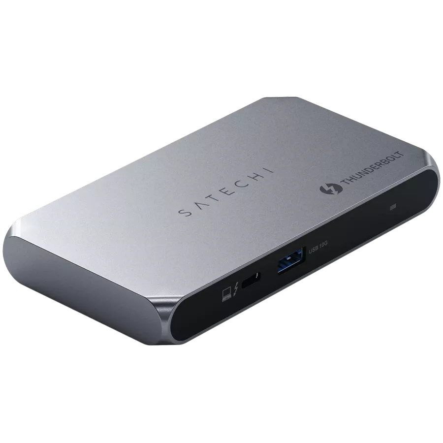 SATECHI  Multiport Adapter Thunderbolt 4 Slim Hub Pro Space Gray — Εικών №1