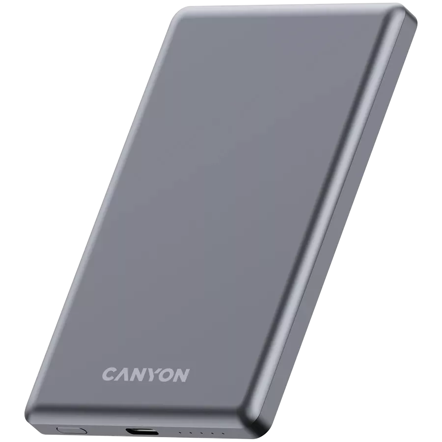 Зарядное устройство CANYON OnPower 505, 5000 мА·ч, Тёмно-серый — image №2