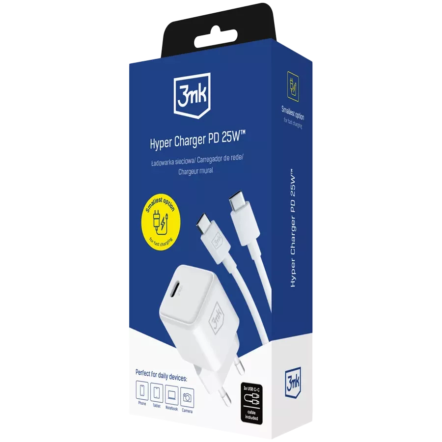 Սնուցման փոխարկիչ 3MK USB-C, 25 Վտ — image №1