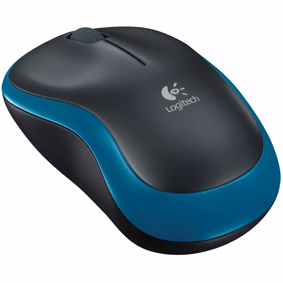 Мышь LOGITECH M185 Wireless Blue (L910-002239) — Изображение №1