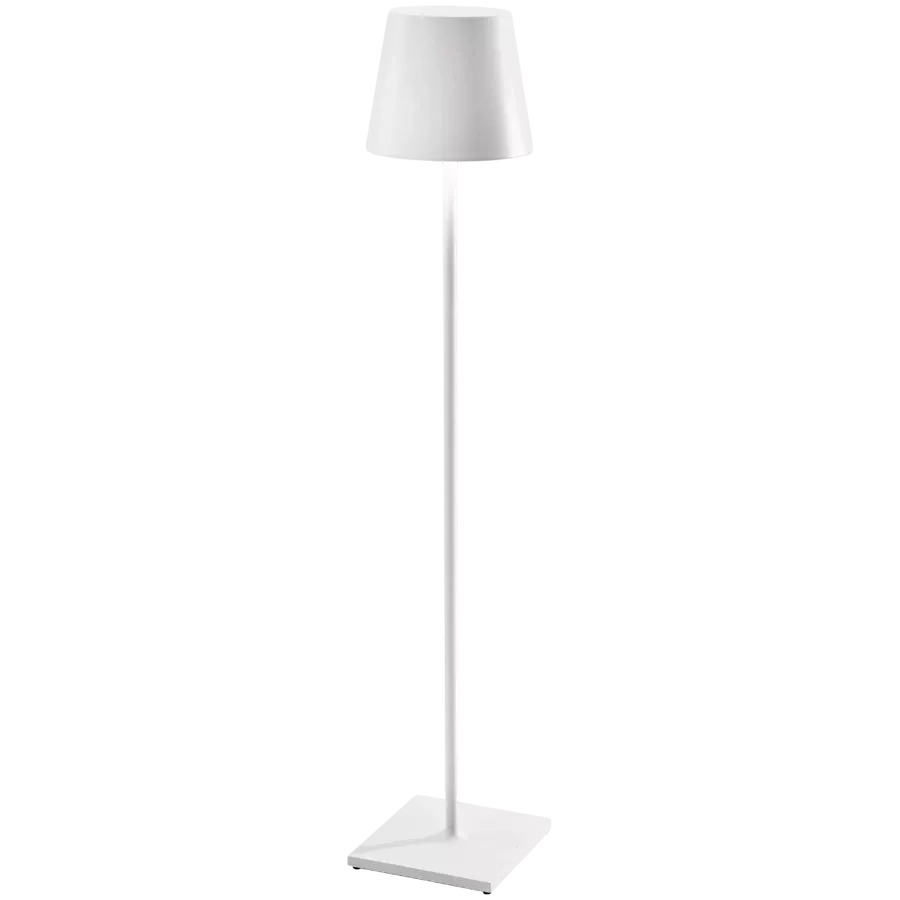 ZAFFERANO POLDINA PRO XXL FLOOR LAMP 280x1500mm. PAINTED MATT WHITE 6.5W LED 510lm. — Image №1